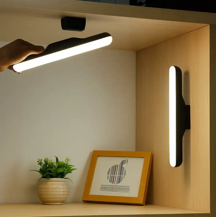 Mıknatıslı Şarjlı Led Işık Micro Usb Şarjlı Kablosuz Led Lamba 3 Farklı Işık Led Aplik KML120